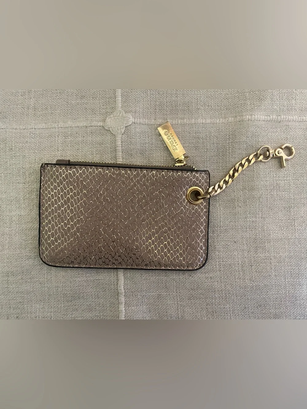 Dune London change purse with key chain attachment.